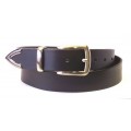 Hide belt with Gun Metal fittings - 35mm Hide belt with Gun Metal fittings - 35mm