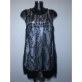 Lacey Sequin Yumi Dress, Silver