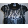 Lacey Sequin Yumi Dress, Silver