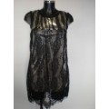 Lacey Sequin Yumi Dress, Champagne