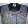 Grey Patterned Yumi Dress