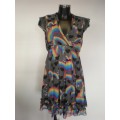 Grey Yumi Rainbow Dress