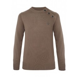 Firetrap Side Button Opening Crew Neck Long Sleeve Jumper (aded) Firetrap Side Button Opening Crew Neck Long Sleeve Jumper (aded)
