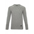 Firetrap Cable Knit Crew Neck Jumper (Submere) Firetrap Cable Knit Crew Neck Jumper (Submere)