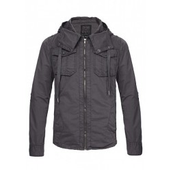 Firetrap Zip-Up Over Shirt With Hood (Mind) Firetrap Zip-Up Over Shirt With Hood (Mind)
