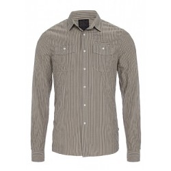 Firetrap Stripe Long Sleeve Shirt (Landslide) Firetrap Stripe Long Sleeve Shirt (Landslide)