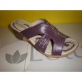 Purple Dunlop Sandals