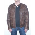 Short Classic Leather Jacket 2014
