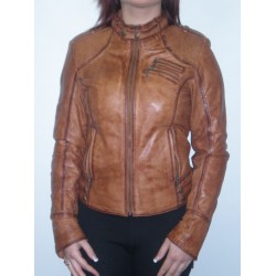 Valentini Leather Jacket Tan