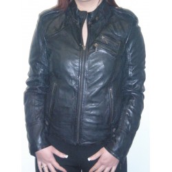 Valentini Leather Jacket Black