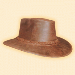 Mexican Made Leather Cowboy Hat