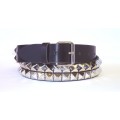 Pyramid Studded belt - 38mm wide 2-row Pyramid Studded belt - 38mm wide 2-row