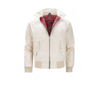 Lambretta Shower Resistant Target Harrington Jacket Stone