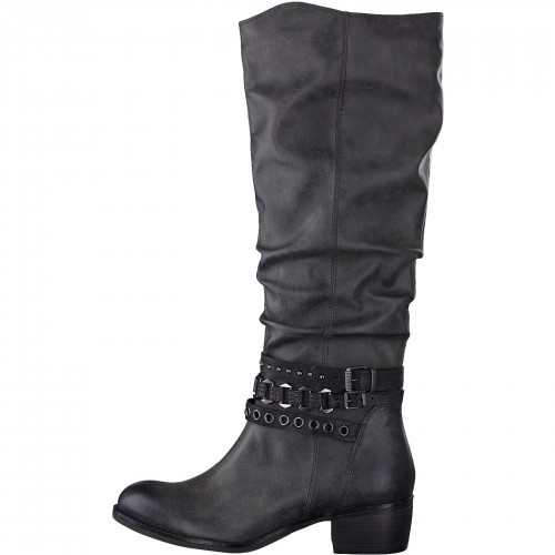 Marco Tozzi Ladies Tall Boots Grey